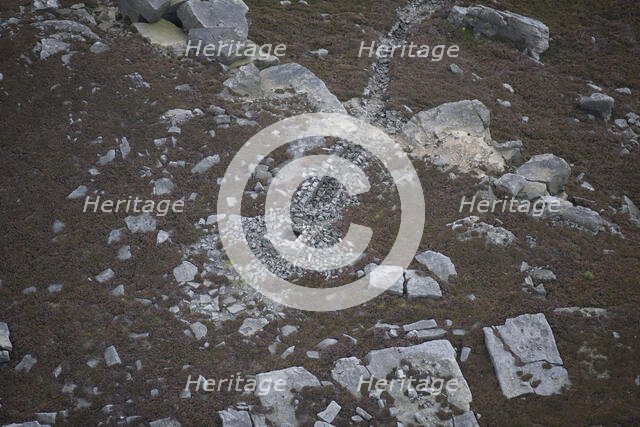 The flue to Old Gang lead smelt mill, North Yorkshire, 2015. Creator: Dave MacLeod.