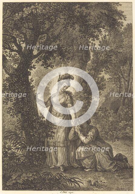 La fiancee du roi de Garbe: L'arbre. Creator: Louis Michel Petit.