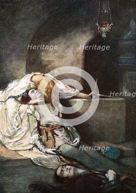 Scene from Shakespeare's Romeo and Juliet. Artist: Unknown