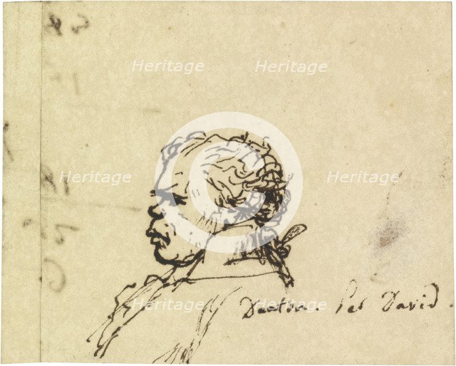 Portrait of Georges Jacques Danton (1759-1794). Artist: David, Jacques Louis (1748-1825)