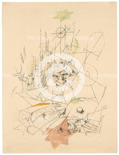 Destruction and Hope (Zerstörung und Hoffnung), 1916. Creator: Klee, Paul (1879-1940).
