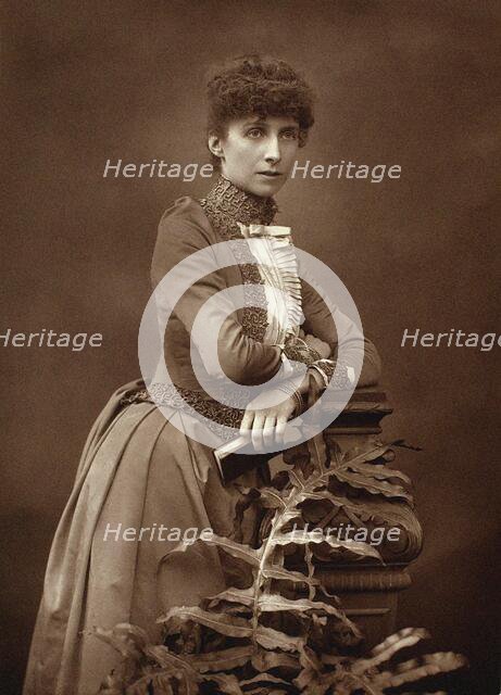 Portrait of the composer Rosalind Ellicott (1857-1924). Creator: Barraud, Herbert Rose (1845-1896).