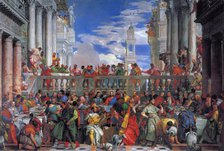 The Wedding Feast at Cana, 1563. Artist: Veronese, Paolo (1528-1588)