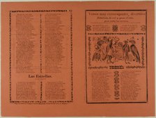 Versos muy extravagantes (Very Extravagant Verses), n.d. Creator: José Guadalupe Posada.