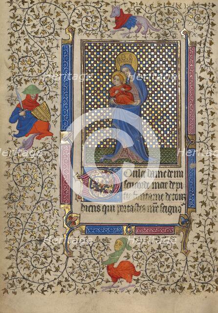 The Virgin and Child; Book of Hours, about 1410. Creator: Unknown.