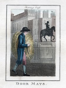 'Door Mats', Charing Cross, London, 1805. Artist: Unknown