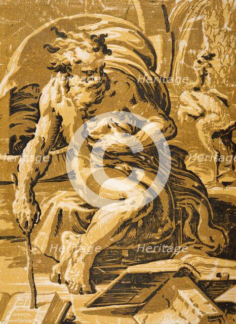 Diogenes (image 2 of 2), c1527. Creators: Ugo da Carpi, Parmigianino.