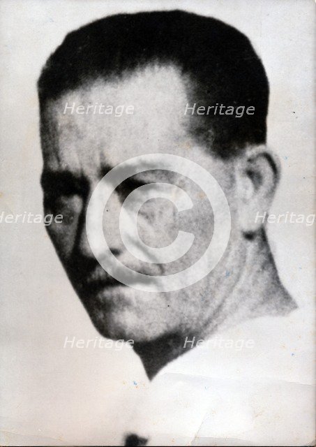 Josef Mengele, German SS officer, physician and war criminal, 20th century. Artist: Unknown