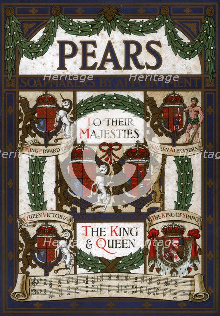 Pears, soapmakers by appointment to the majesties, c19th century. Artist: Unknown