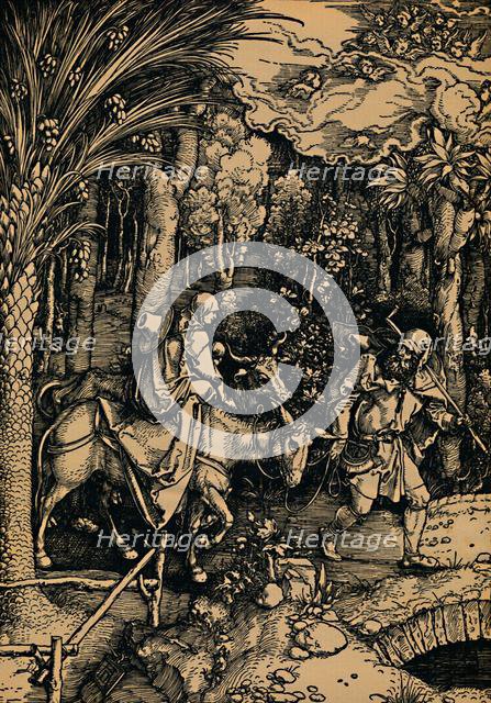 'De Flucht Nach Ägypten', ('The Flight into Egypt'), 1503-1504. Creator: Albrecht Durer.