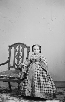 Miss Lavinia Warren, between 1855 and 1865. Creator: Unknown.