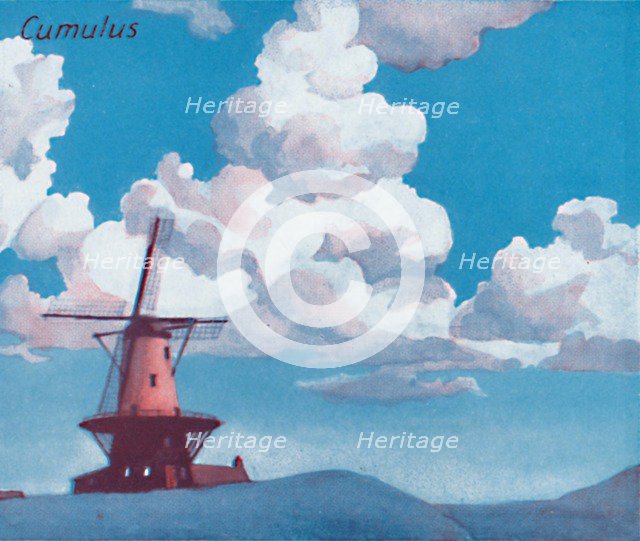 'Cumulus - A Dozen of the Principal Cloud Forms In The Sky', 1935. Artist: Unknown.