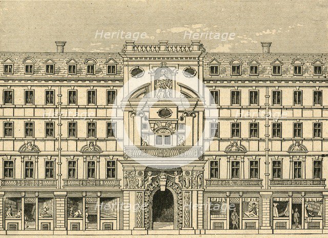 'Mercers' Chapel, as rebuilt after the fire', 1897. Creator: Unknown.