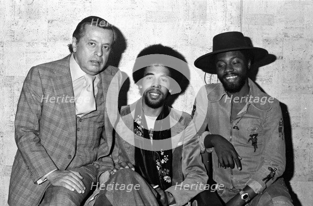 Stanley Clarke and Lenny White, Montcalm Hotel, London, March 2007.    Artist: Brian O'Connor.