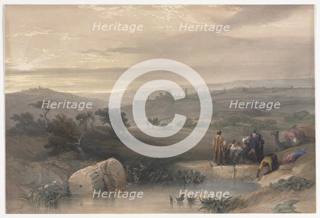 Jerusalem from the North, 1839. Creator: David Roberts (British, 1796-1864).