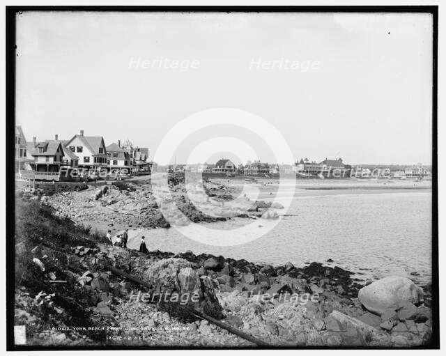 York Beach from Concordville, Maine, c1901. Creator: Unknown.