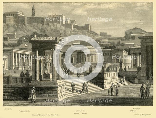 'Agora of Athens (restored)', 1890.   Creator: Unknown.
