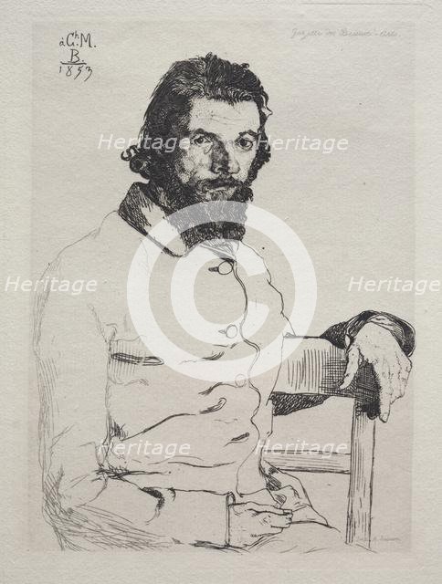 Charles Méryon, 1884. Creator: Félix Bracquemond (French, 1833-1914); Gazette des Beaux-Arts.