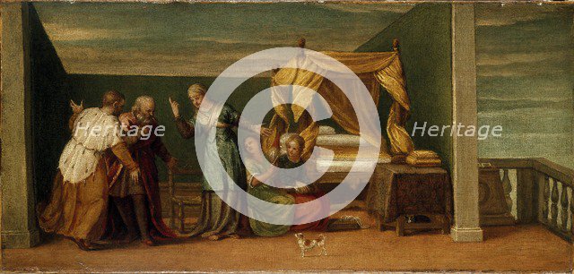 Judith receiving the Ancients of Bethulia, c16th century. Artist: Unknown.