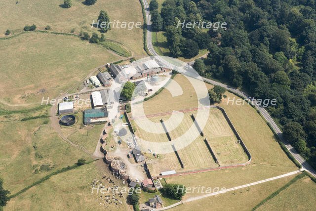 Walled garden and crinkle crankle wall at Ireton Gardens, Kedleston Hall, Derbyshire, 2018. Creator: Emma Trevarthen.