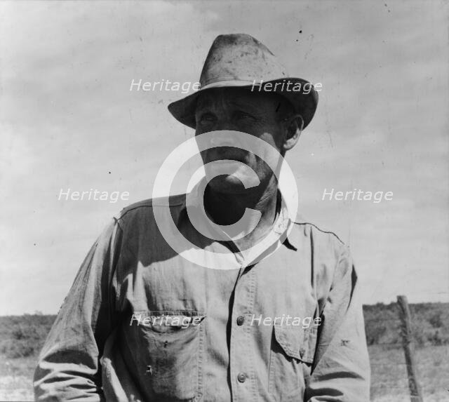 Migrant oil worker near Odessa, Texas, 1937. Creator: Dorothea Lange.