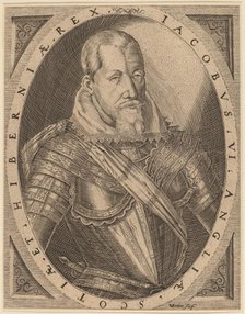 James I, King of Great Britain. Creator: Christoffel van Sichem I.