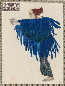 Dance of a Fury. Costume design for the opera Orfeo ed Euridice by Ch. Gluck. Creator: Rothaug, Alexander (1870-1946).