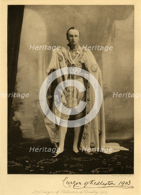 'Lord Curzon of Kedleston as Viceroy, 1903', (1925). Creator: Unknown.
