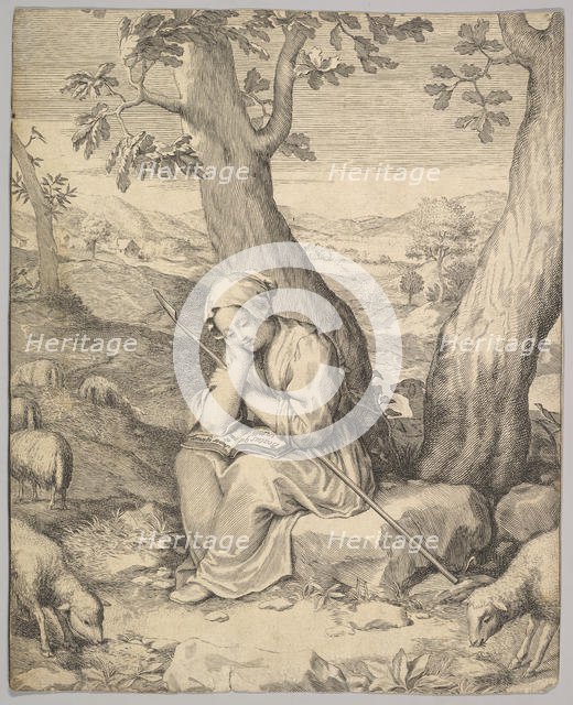 St. Genevieve. Creator: Claude Mellan.