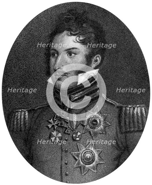 Prince Leopold of Saxe-Coburg-Saalfeld, 19th century. Artist: Unknown