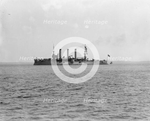 U.S.S. Brooklyn, between 1896 and 1897. Creator: William H. Jackson.