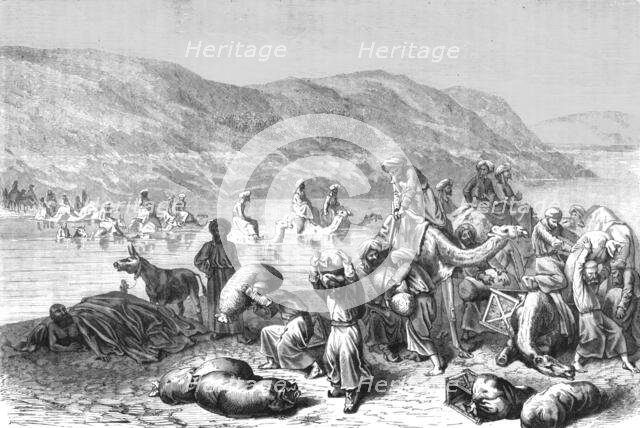 ''Crossing the Oxus; Notes on Western Turkistan', 1875. Creator: Unknown.