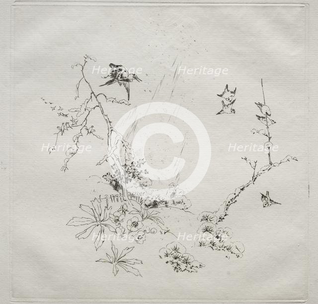 Parisian Service (Haviland service): Snow (no. 6), 1875. Creator: Félix Bracquemond (French, 1833-1914).