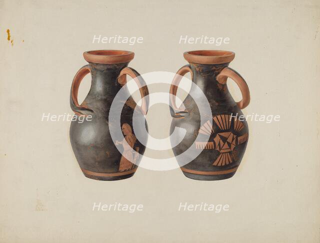 Vase, 1939. Creator: Alfred H. Smith.