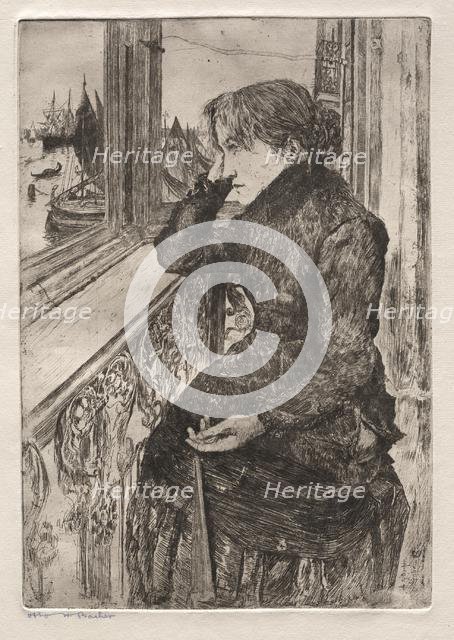 Etchings of Venice: Beautiful View, 1882. Creator: Otto H. Bacher (American, 1856-1909).