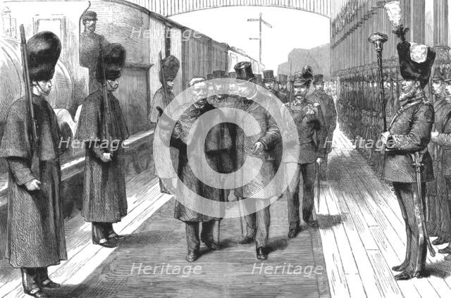 'The Graphic' Stanley Number; Mr. Stanley's Arrival at the Gare Du Midi, Brussels', 1890. Creator: Unknown.