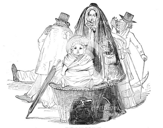 Waiting for the train, 1844. Creator: Unknown.