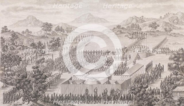 The Emperor Greeting The Triumphant Troops Outside of the Capital, 1772. Creator: François Denis Née.