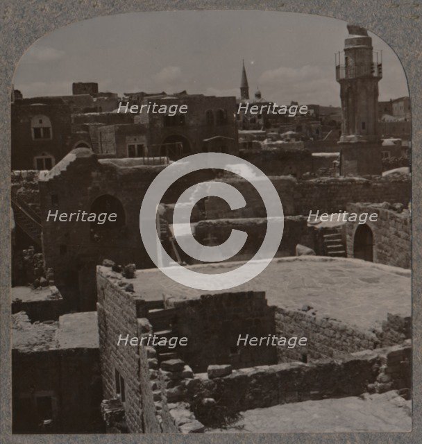 'Bird's-eye view of Lydda', c1900. Artist: Unknown.