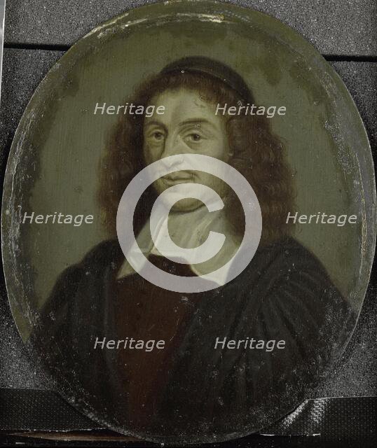 Portrait of Alexander Morus, Professor at Amsterdam, 1700-1732. Creator: Arnoud van Halen.