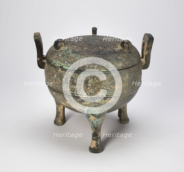 Tripod Food Caldron (Ding), Eastern Zhou dynasty, Spring and Autumn period, late 6th century B.C. Creator: Unknown.