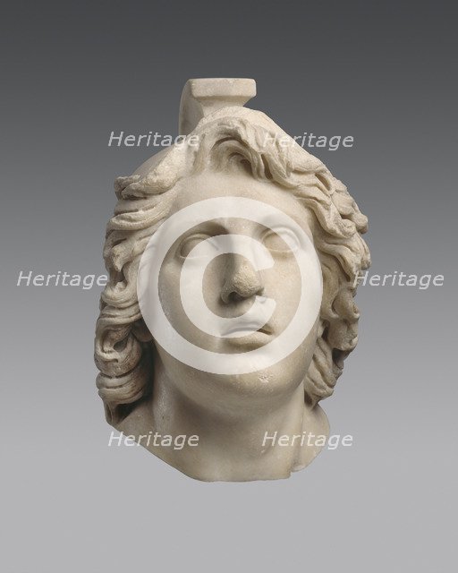 Head of Achilles (Roman copy from a Greek Original), ca 160 BC.