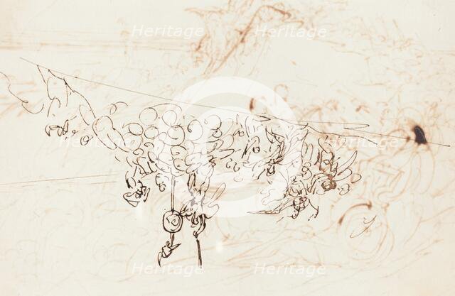 Xenophon and the Greeks Sighting the Sea [verso]. Creator: Benjamin Robert Haydon.