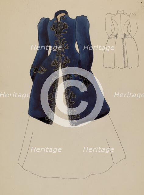 Lady's Coat, c. 1936. Creator: Charles Criswell.