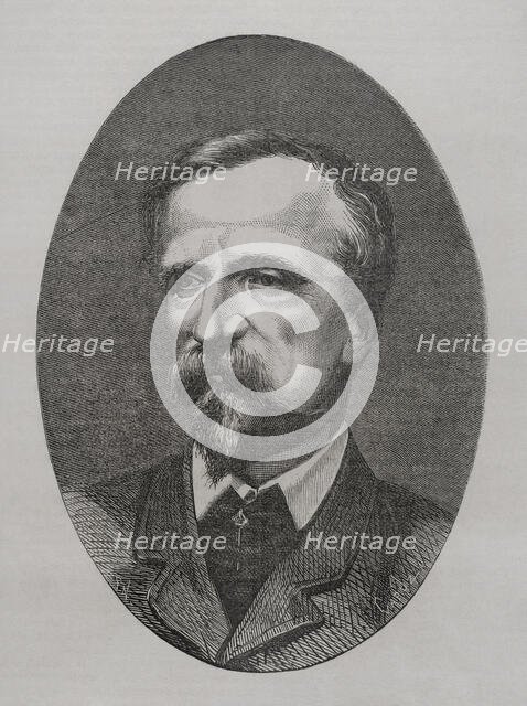 Henry d'Orléans (1822-1897), Duke of Aumale, French prince, son of King Louis-Philippe I, 1871.  Creator: Tomás Carlos Capuz.