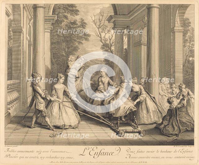 L'enfance, 1735. Creator: Nicolas de Larmessin.