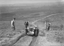 1935 MG PA taking part in the NWLMC Lawrence Cup Trial, 1937. Artist: Bill Brunell.