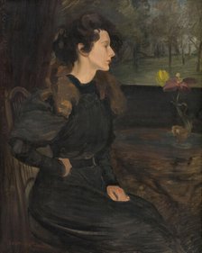 Portrait of Marcelle Jeanniot aged fifteen, 1896. Creator: Pierre Georges Jeanniot.