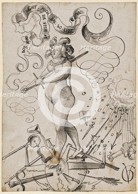 The torments of love , c. 1516. Creator: Graf, Urs (c. 1485-1527/28).