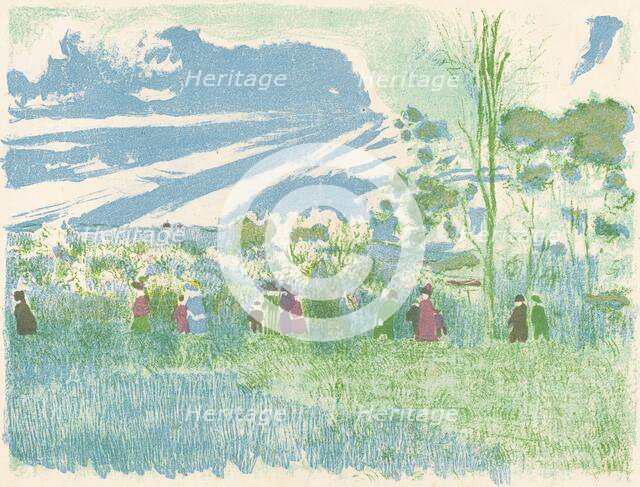 Across Country (A travers champs), 1897/1898 (published 1899). Creator: Edouard Vuillard.